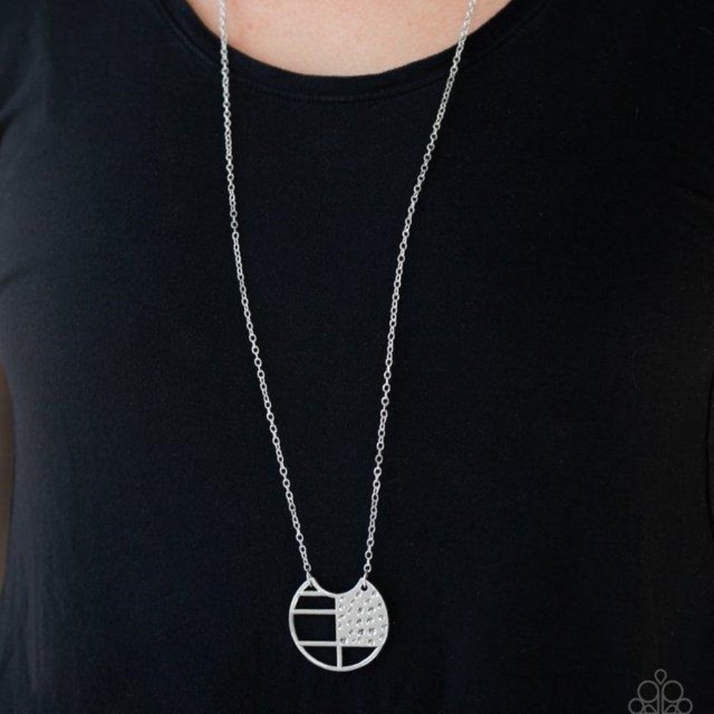 Abstract Aztec - Silver ♥ Necklace
